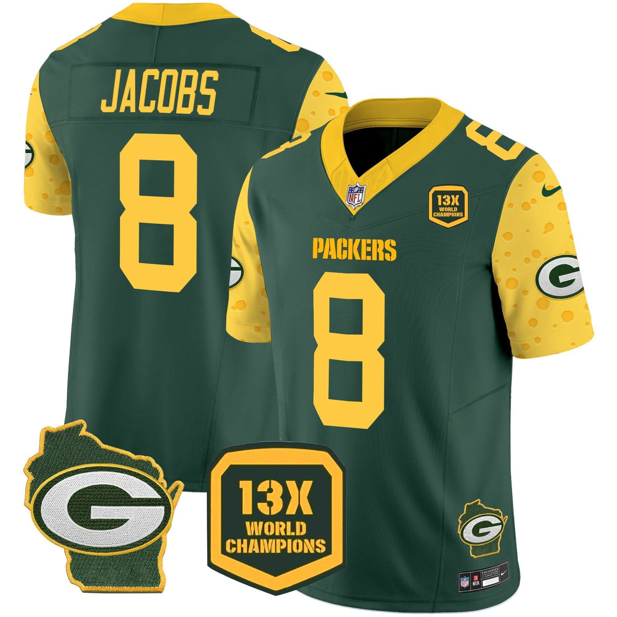 GB Cheese Vapor Limited Jersey â€“ All Stitched