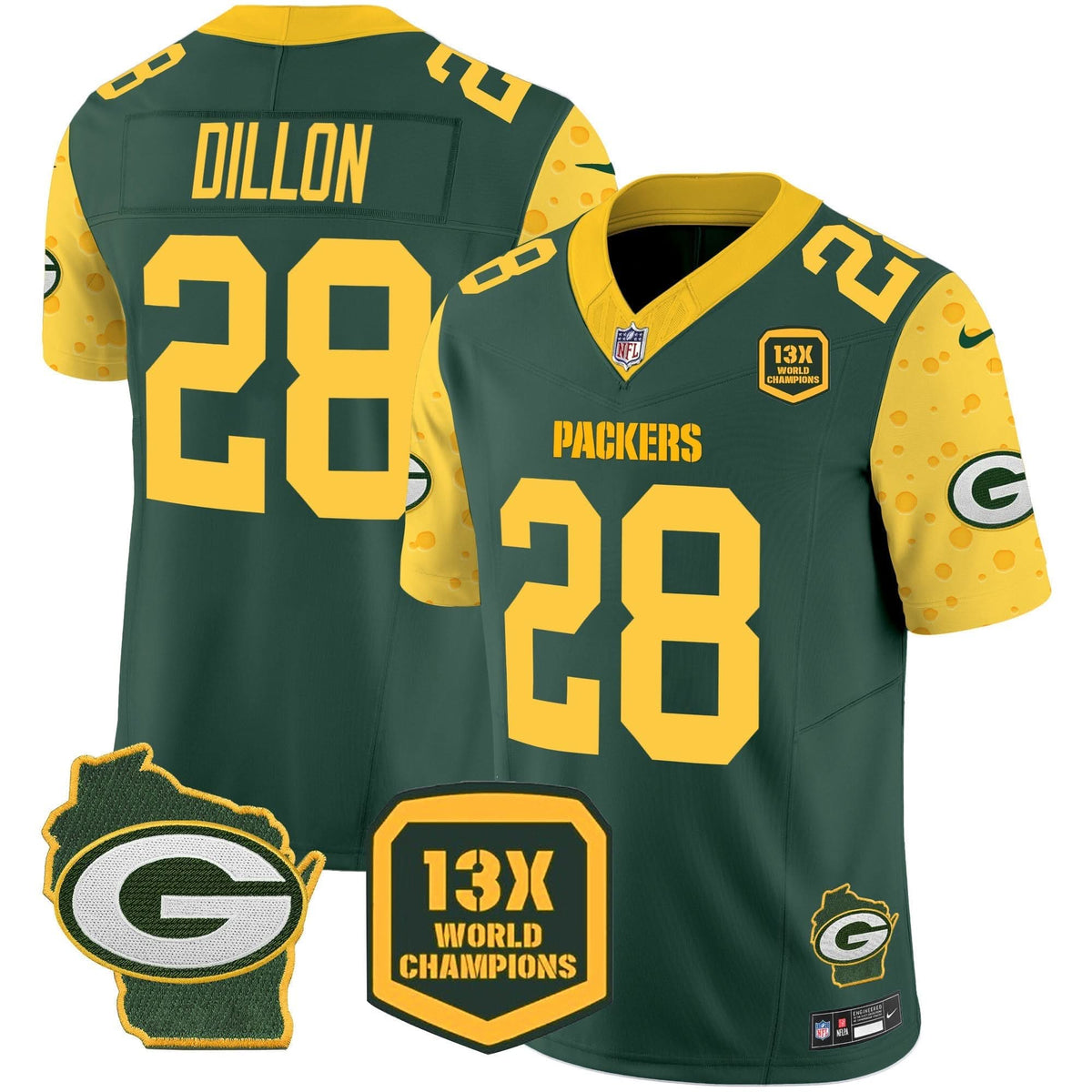 GB Cheese Vapor Limited Jersey â€“ All Stitched