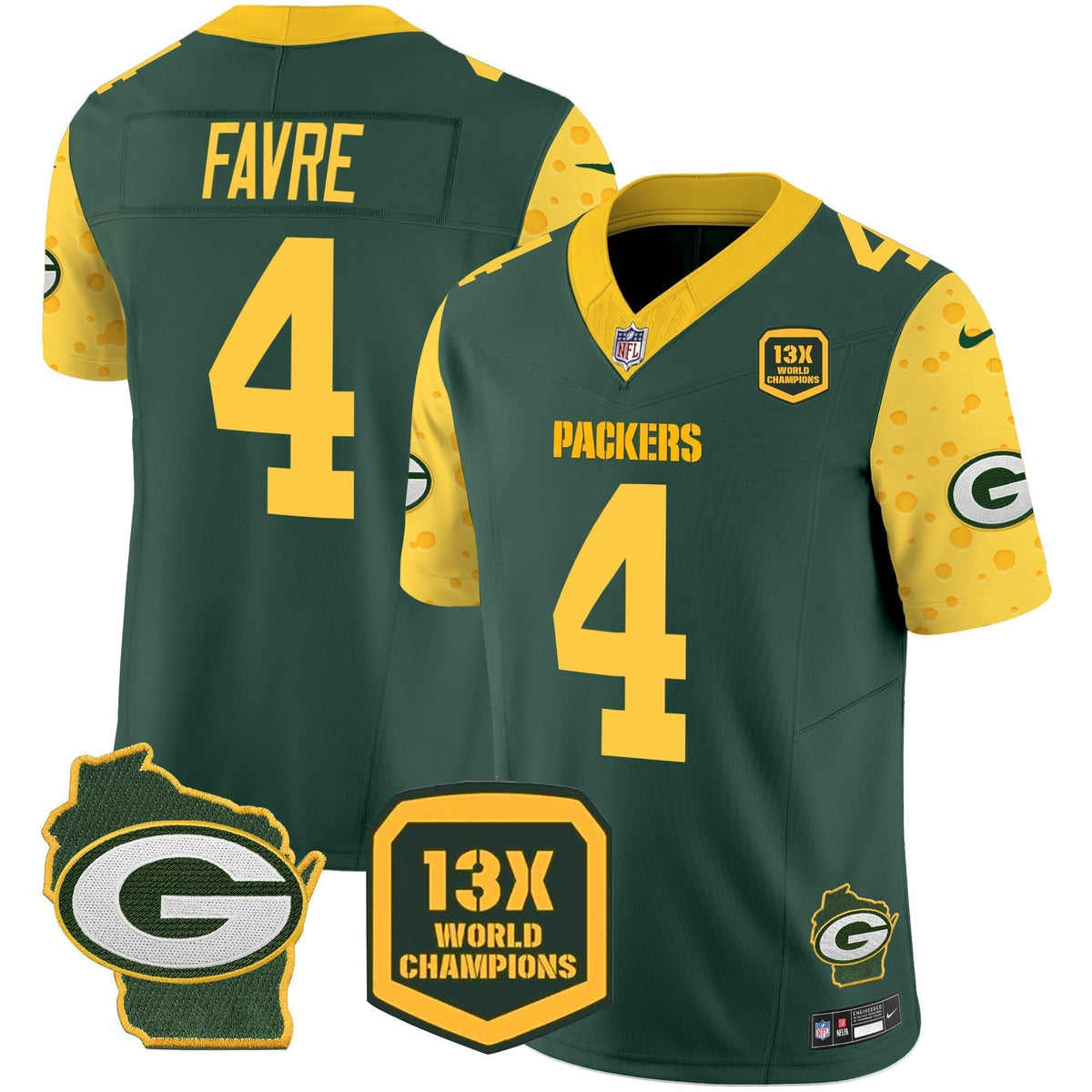 GB Cheese Vapor Limited Jersey â€“ All Stitched