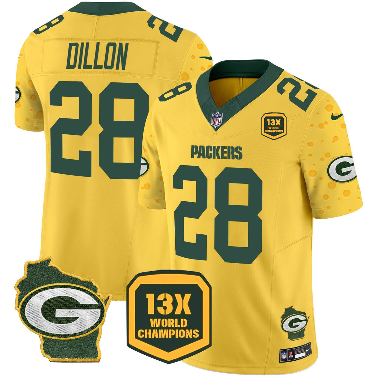 GB Cheese Vapor Limited Jersey â€“ All Stitched