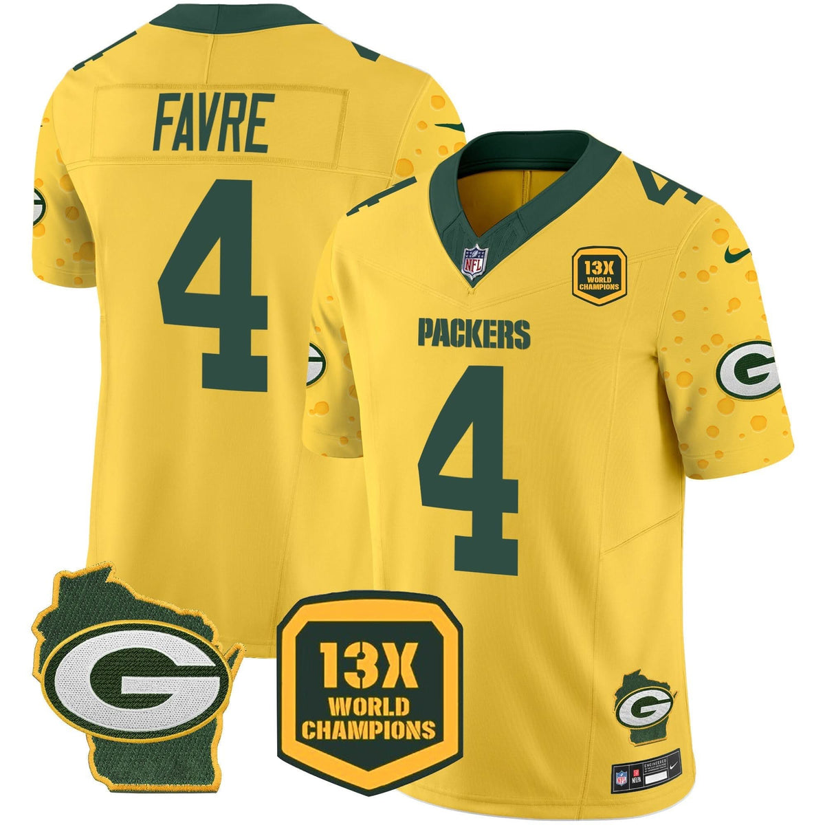 GB Cheese Vapor Limited Jersey â€“ All Stitched