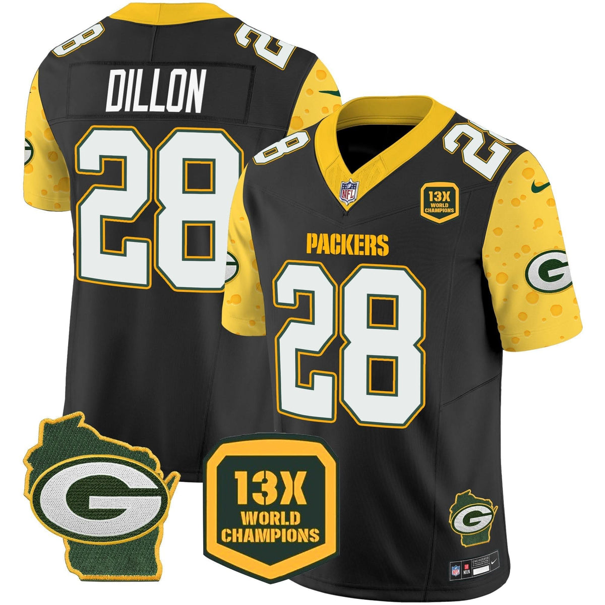 GB Cheese Vapor Limited Jersey â€“ All Stitched
