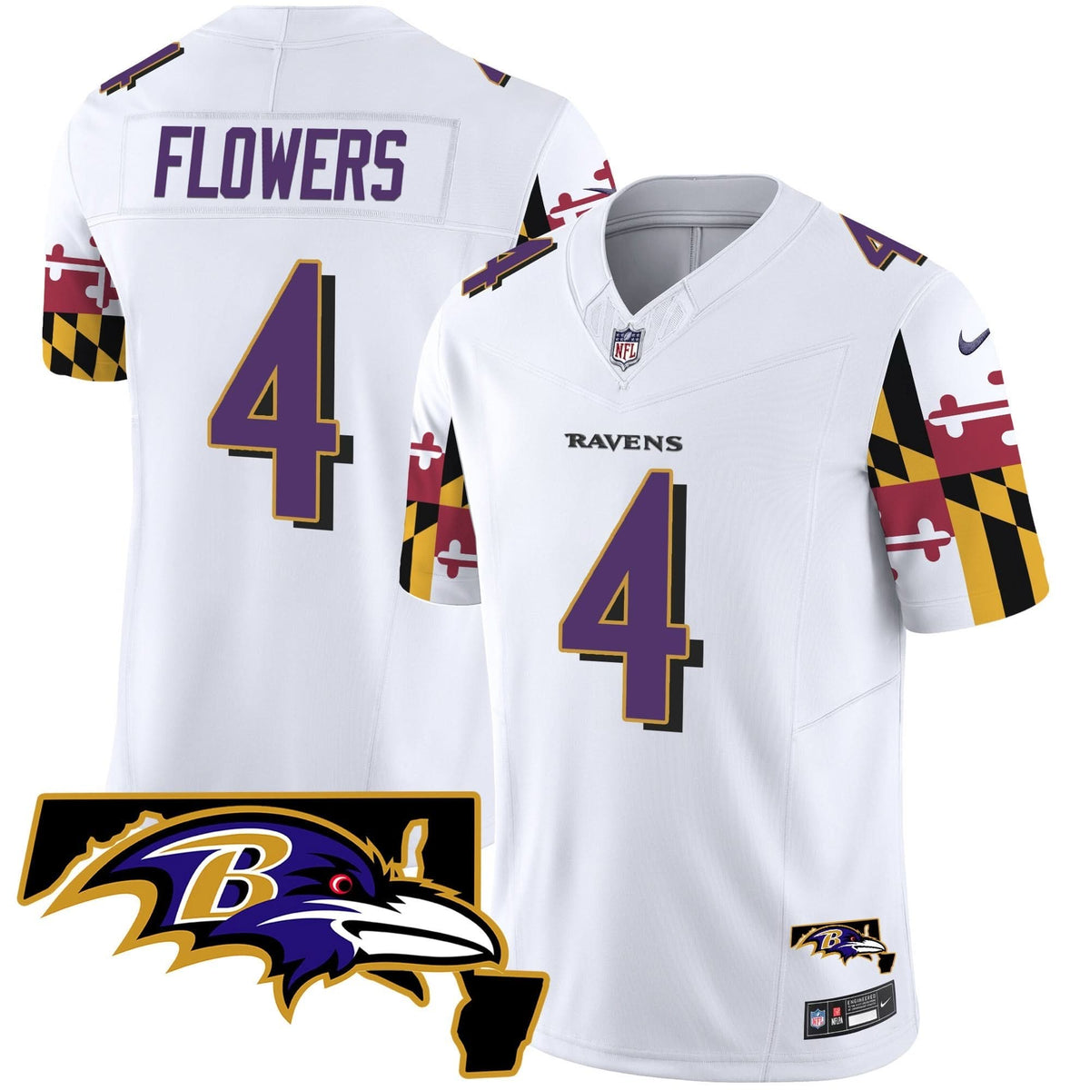 BAL Maryland Flag Vapor Limited Jersey V2