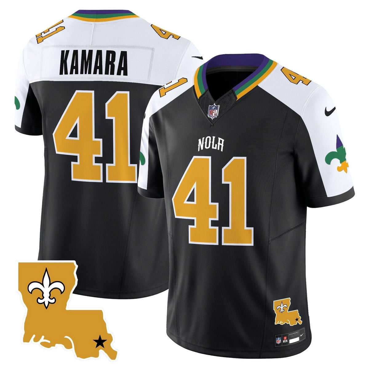 NO 2024 New Orleans City Vapor Limited Jersey