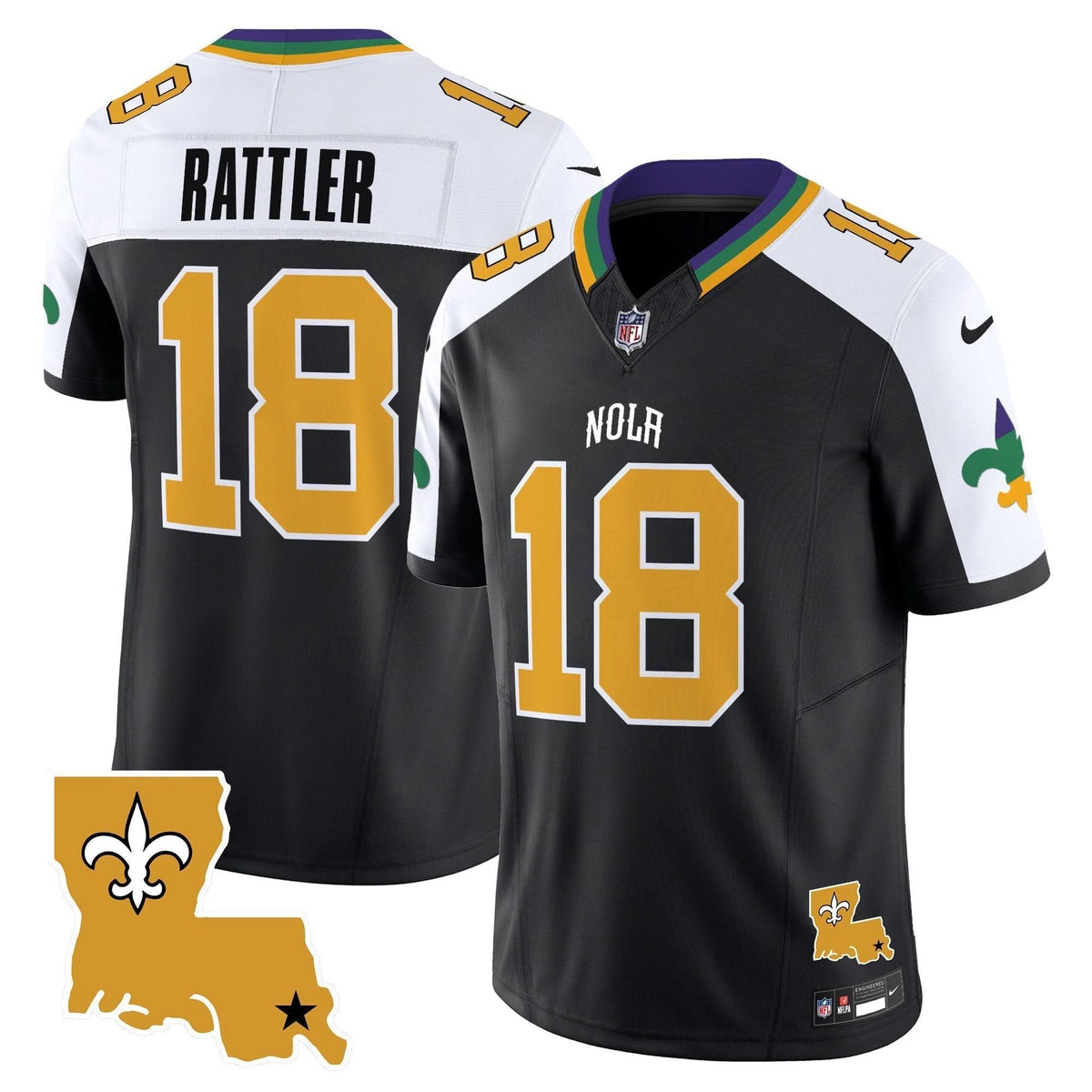 NO 2024 New Orleans City Vapor Limited Jersey
