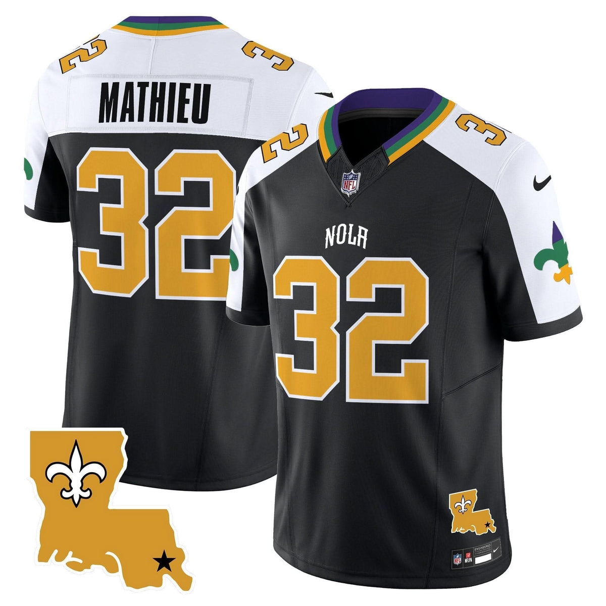 NO 2024 New Orleans City Vapor Limited Jersey