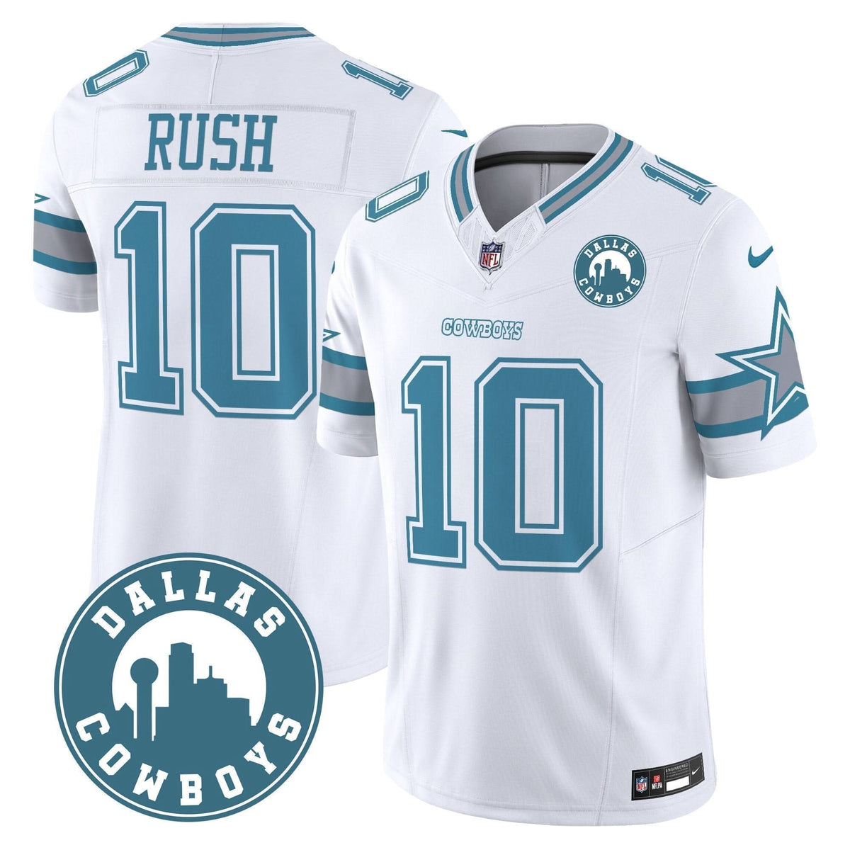DAL "Dallas City" Patch Vapor Limited Jersey