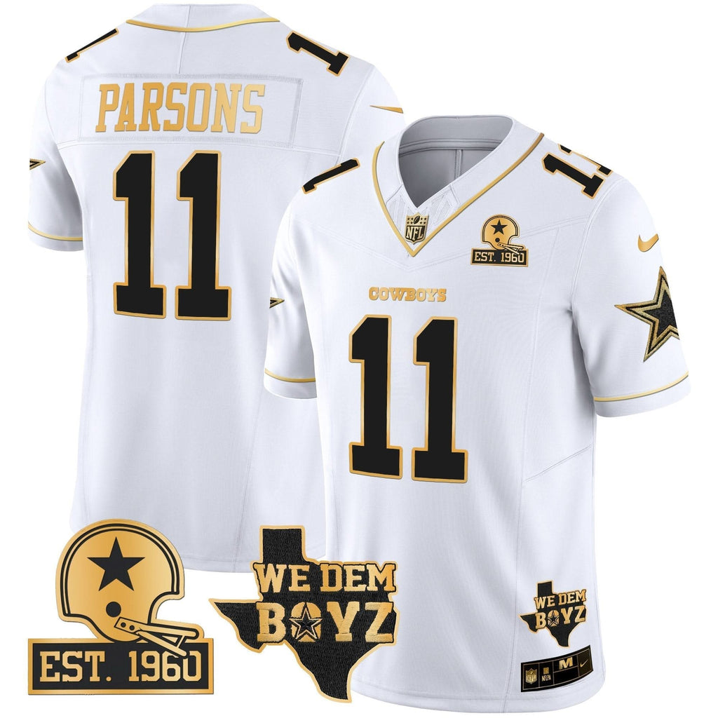 DAL Est. 1960 & We Dem Boyz Patch Gold Vapor Limited Jersey V2