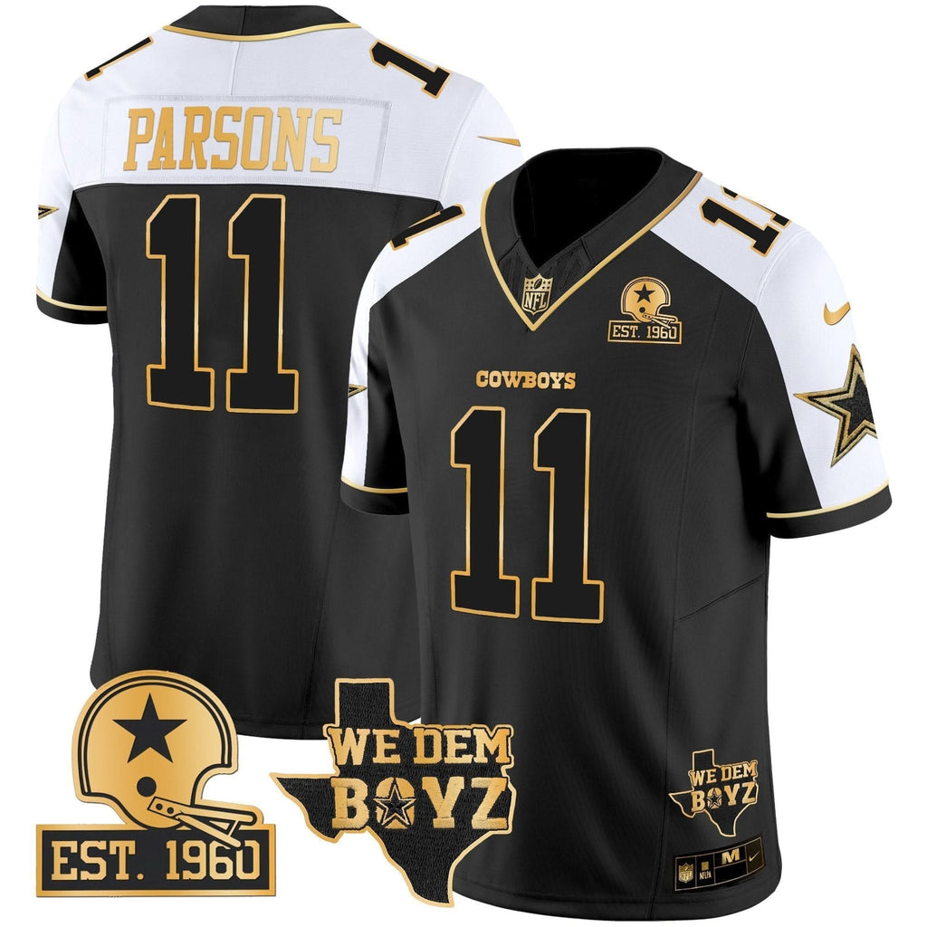 DAL Est. 1960 & We Dem Boyz Patch Gold Vapor Limited Jersey V2