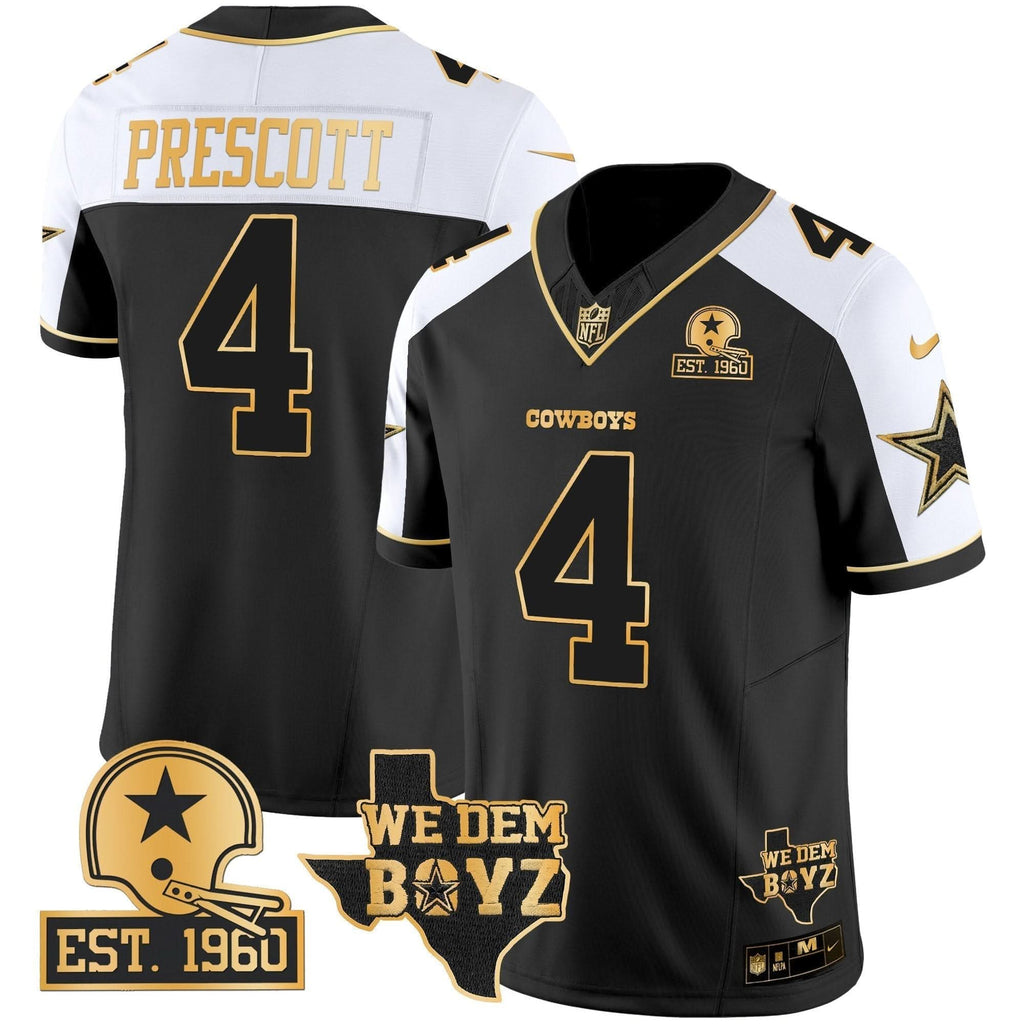 DAL Est. 1960 & We Dem Boyz Patch Gold Vapor Limited Jersey V2