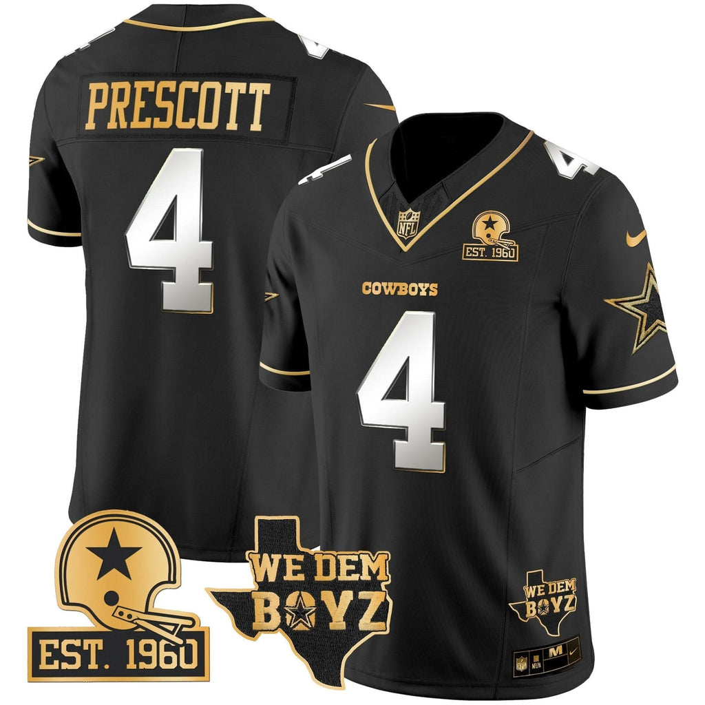 DAL Est. 1960 & We Dem Boyz Patch Gold Vapor Limited Jersey V2