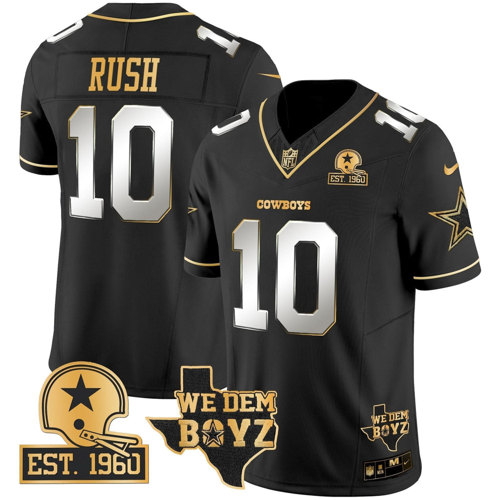DAL Est. 1960 & We Dem Boyz Patch Gold Vapor Limited Jersey V2