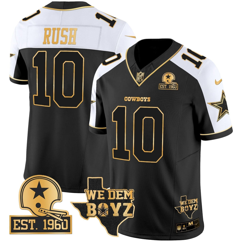 DAL Est. 1960 & We Dem Boyz Patch Gold Vapor Limited Jersey V2