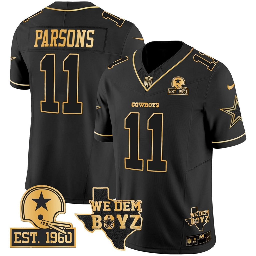 DAL Est. 1960 & We Dem Boyz Patch Gold Vapor Limited Jersey V2