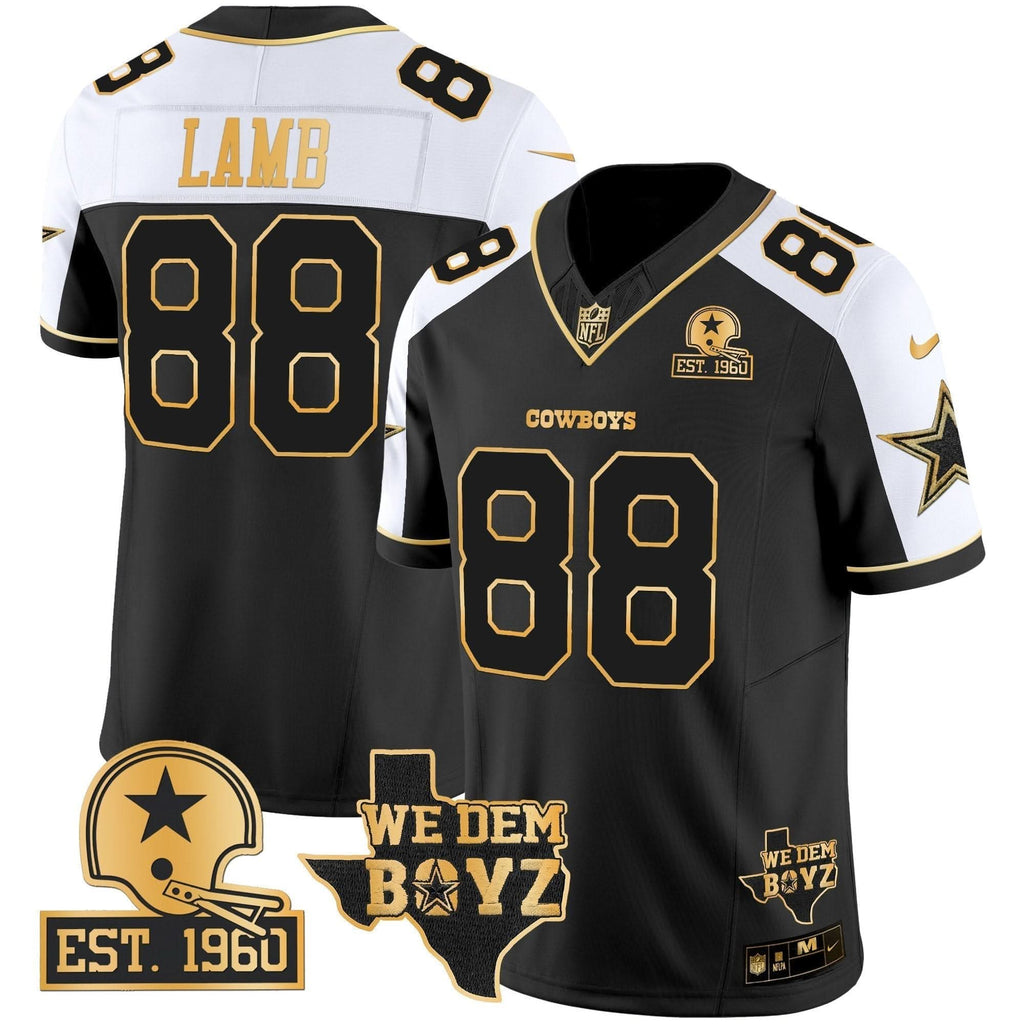 DAL Est. 1960 & We Dem Boyz Patch Gold Vapor Limited Jersey V2