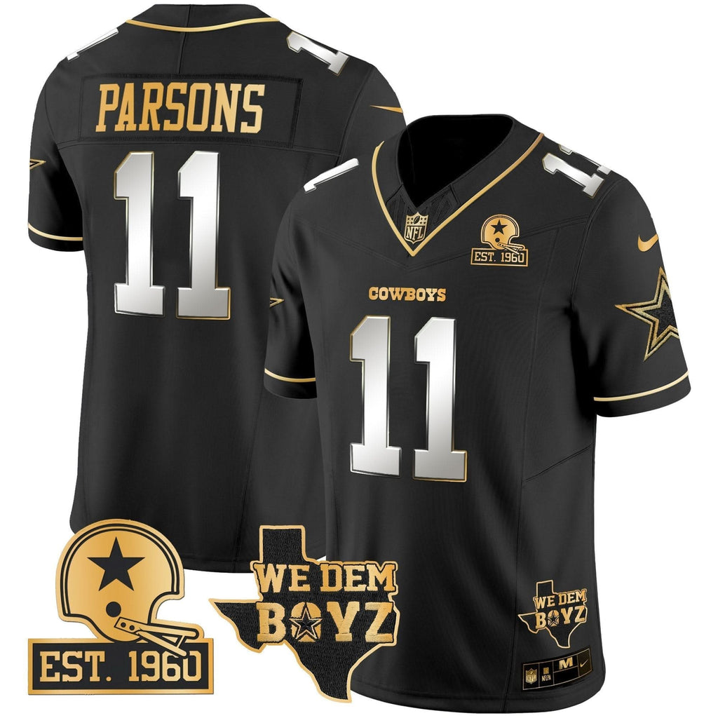 DAL Est. 1960 & We Dem Boyz Patch Gold Vapor Limited Jersey V2