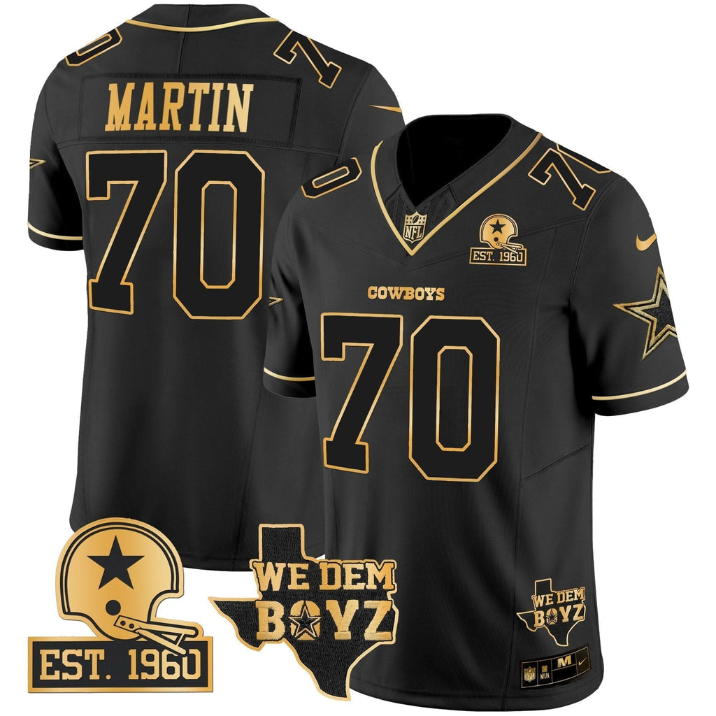 DAL Est. 1960 & We Dem Boyz Patch Gold Vapor Limited Jersey V2