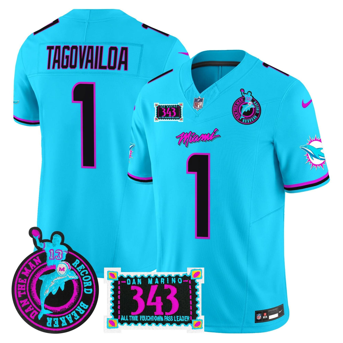 MIA Dan the Man Record Breaker Patch Vapor Limited Jersey