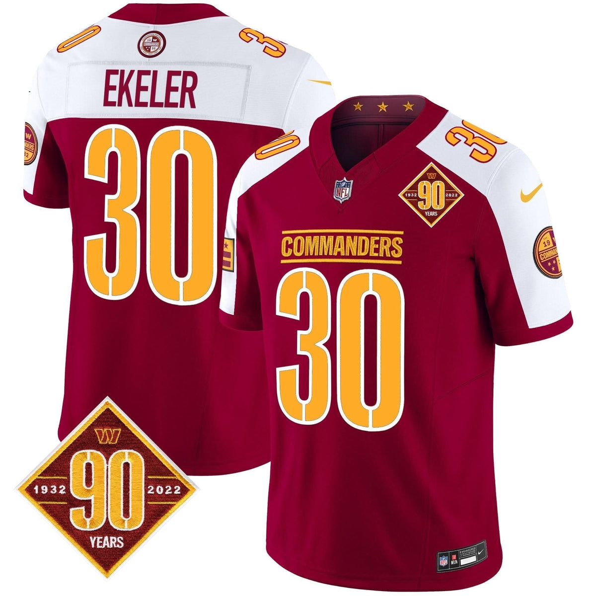WC 90th Anniversary Patch Vapor Limited Jersey