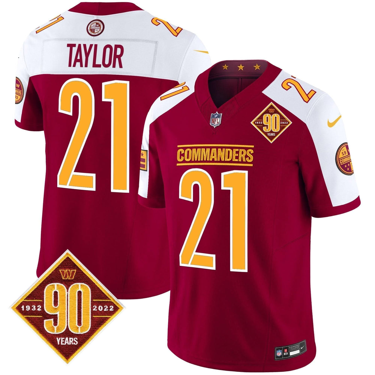 WC 90th Anniversary Patch Vapor Limited Jersey