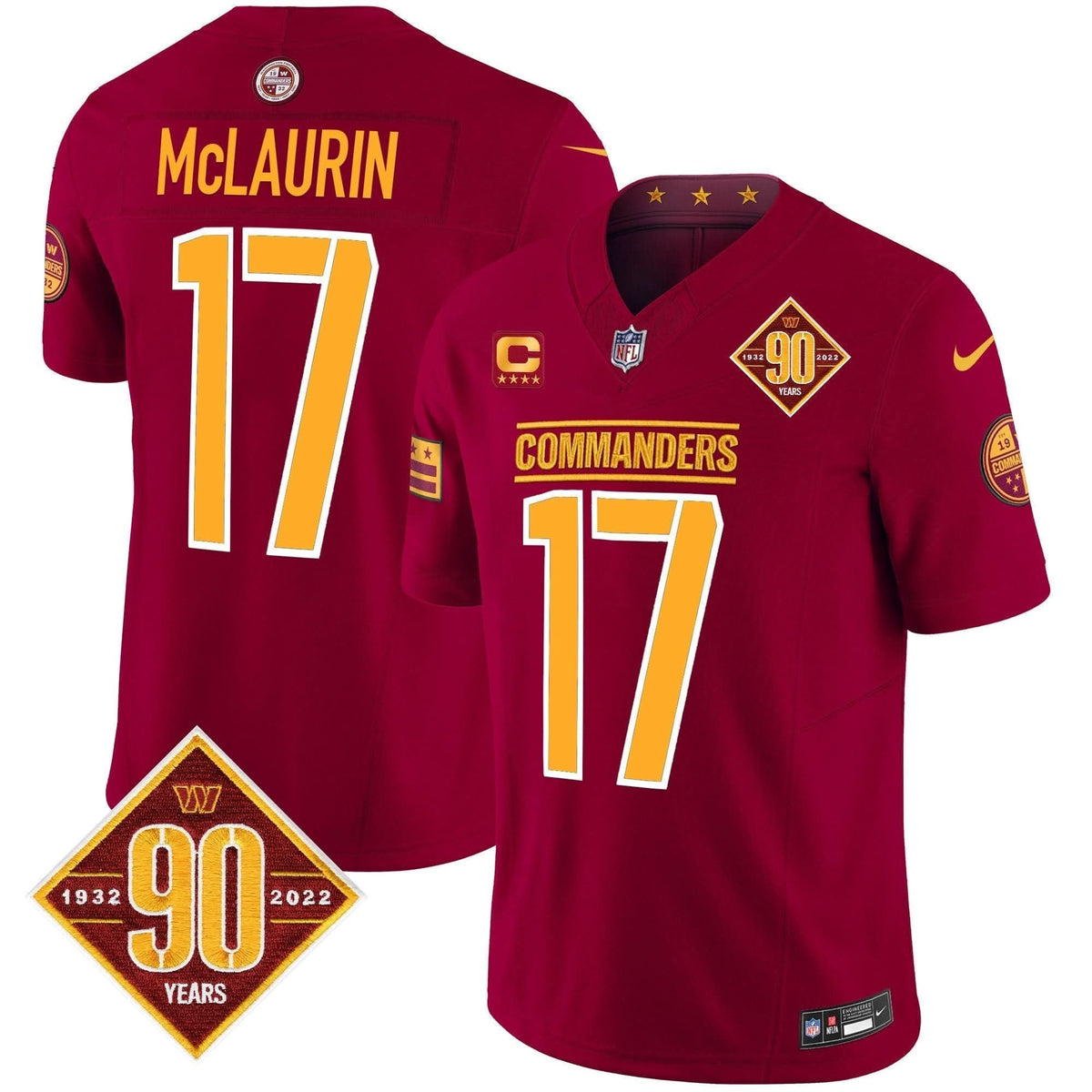 WC 90th Anniversary Patch Vapor Limited Jersey