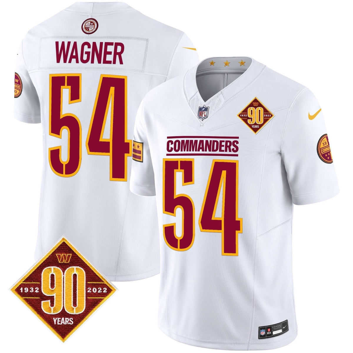 WC 90th Anniversary Patch Vapor Limited Jersey