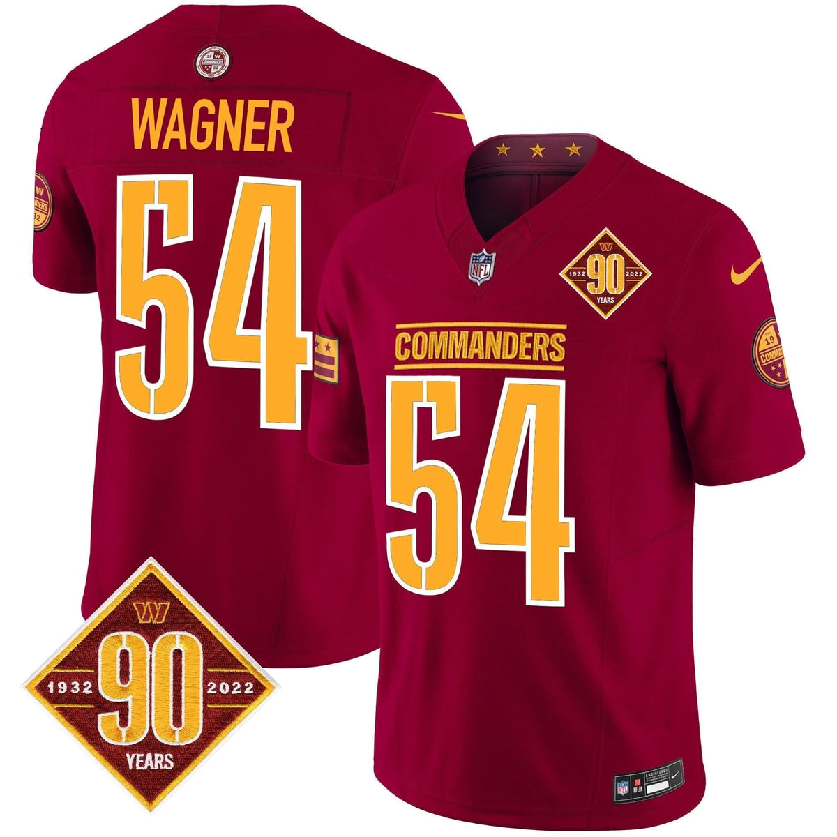 WC 90th Anniversary Patch Vapor Limited Jersey