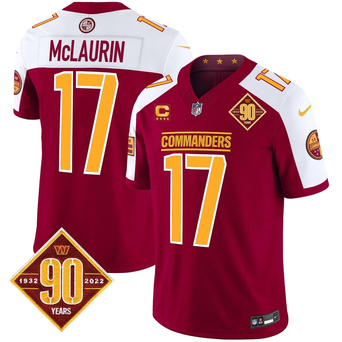 WC 90th Anniversary Patch Vapor Limited Jersey