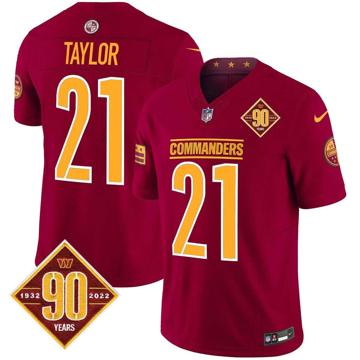 WC 90th Anniversary Patch Vapor Limited Jersey