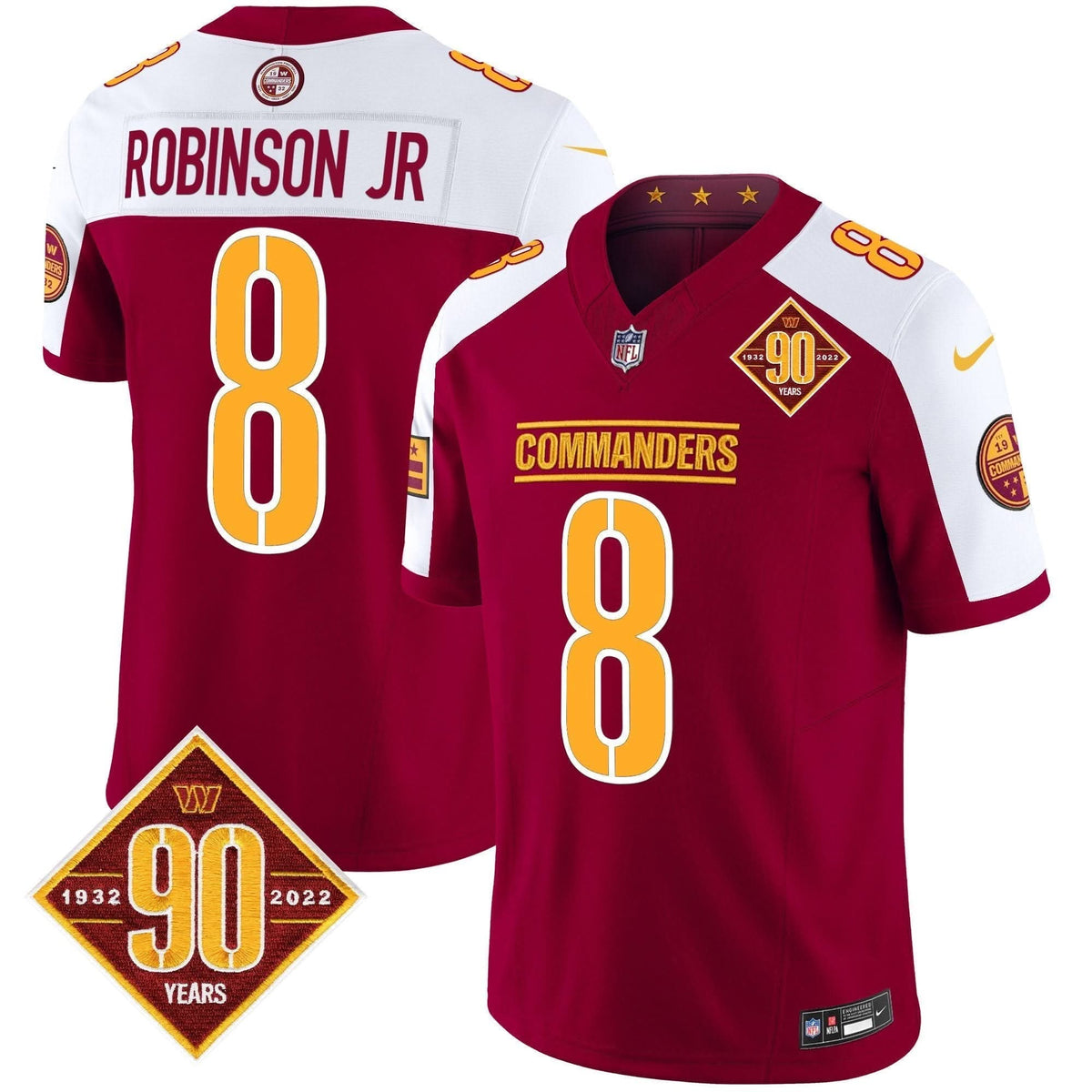 WC 90th Anniversary Patch Vapor Limited Jersey
