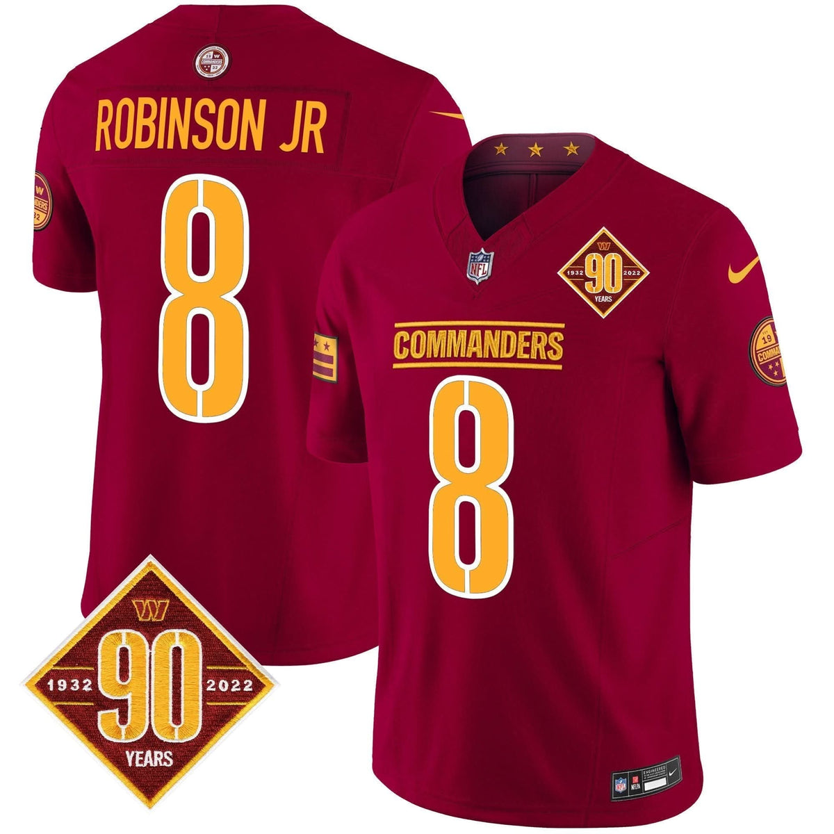 WC 90th Anniversary Patch Vapor Limited Jersey