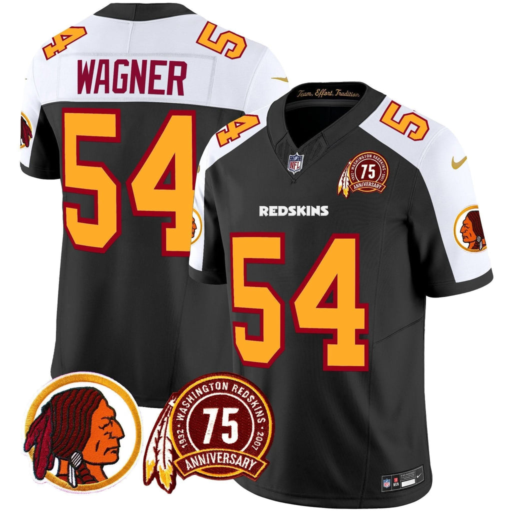 WR 75th Patch Throwback Vapor Limited Jersey