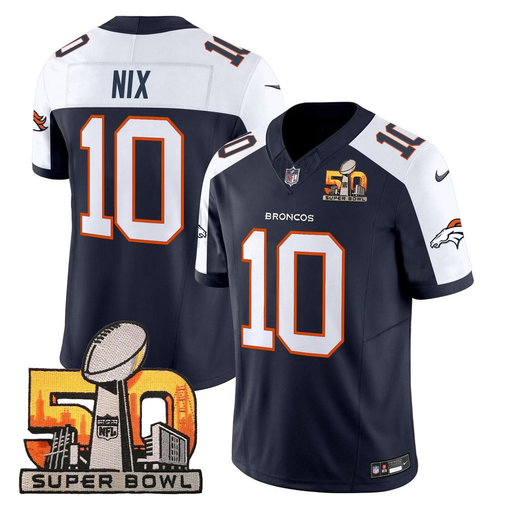 DB Super Bowl 50 Patch Vapor Limited Jersey