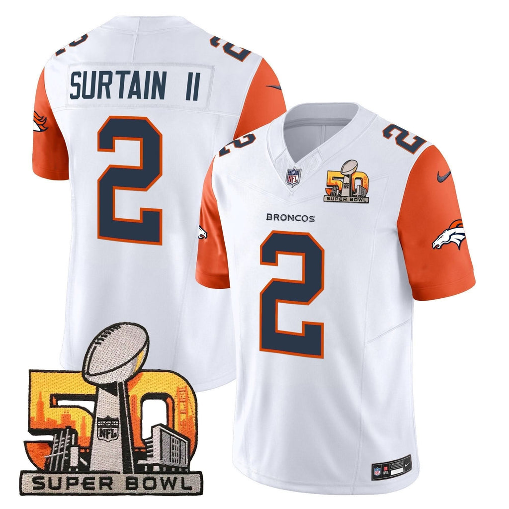 DB Super Bowl 50 Patch Vapor Limited Jersey