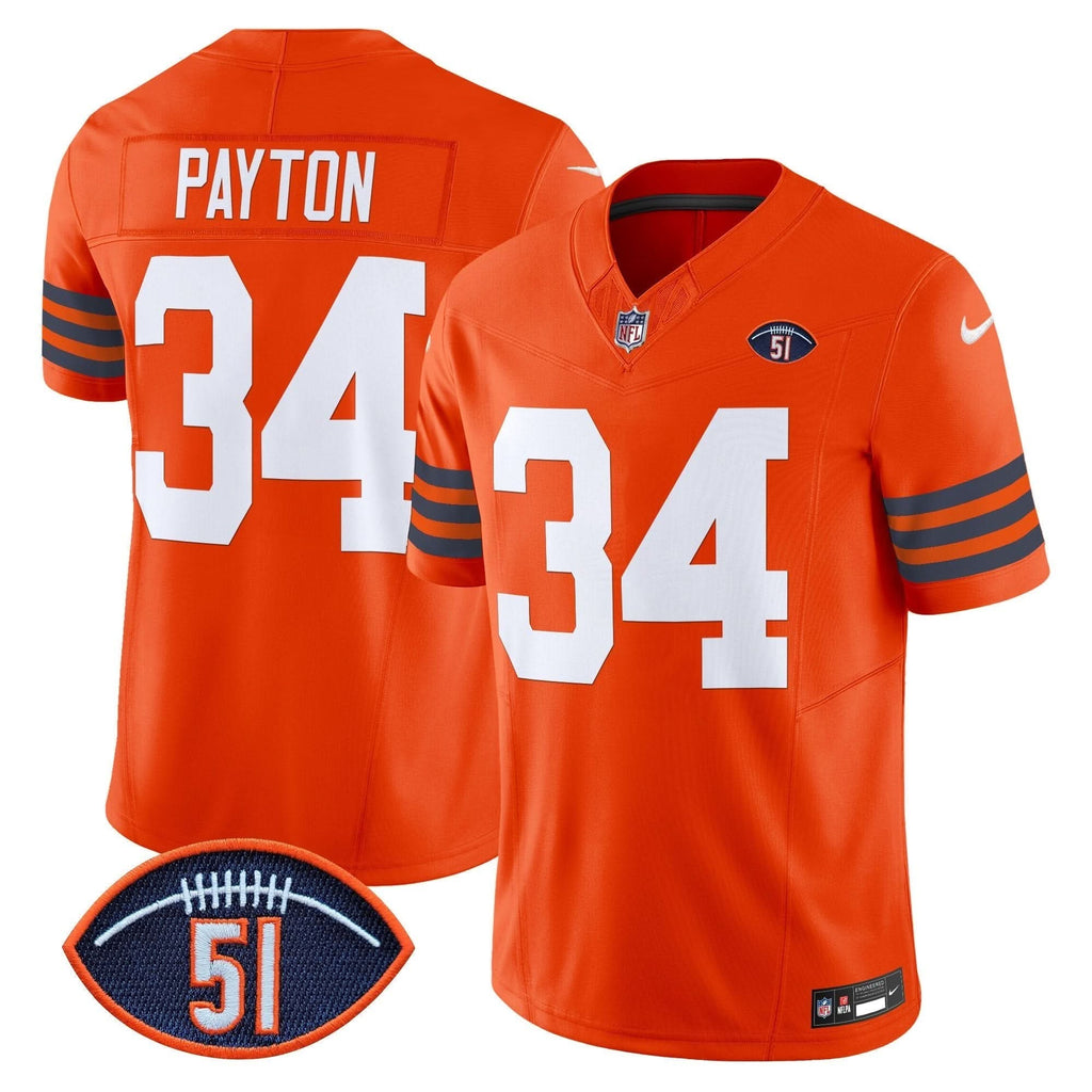 CB Dick Butkus Patch Throwback Vapor Limited Jersey