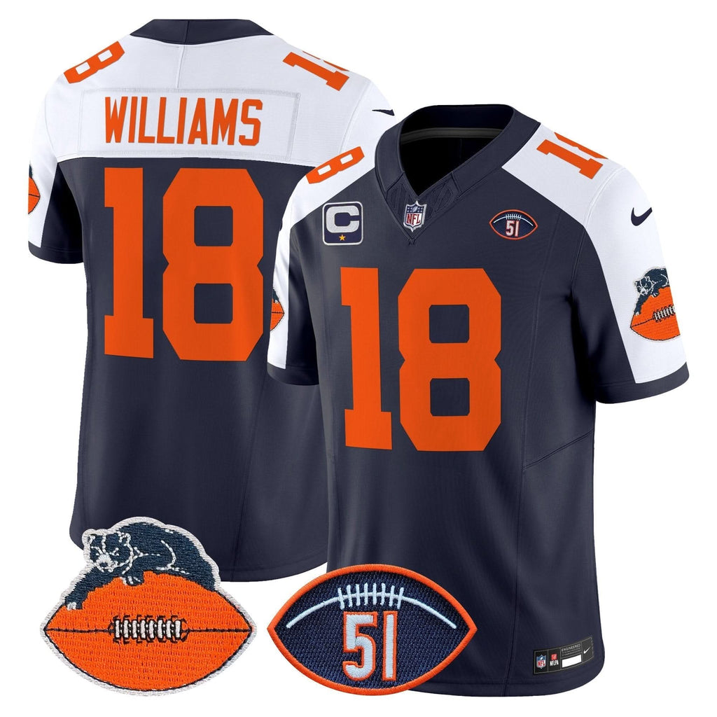 CB Dick Butkus Patch Throwback Vapor Limited Jersey