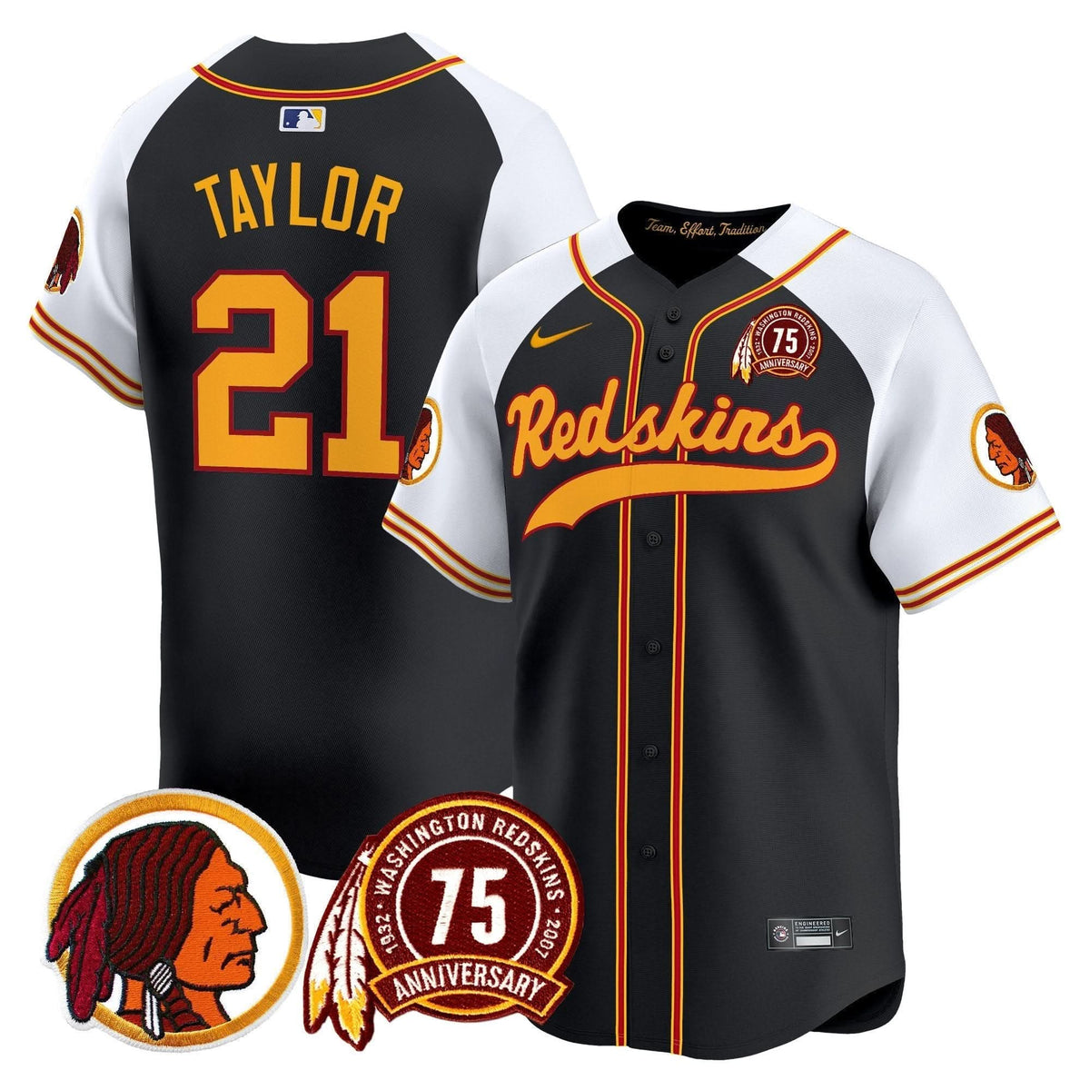 WR 75th Patch Throwback Vapor Premier Limited Jersey