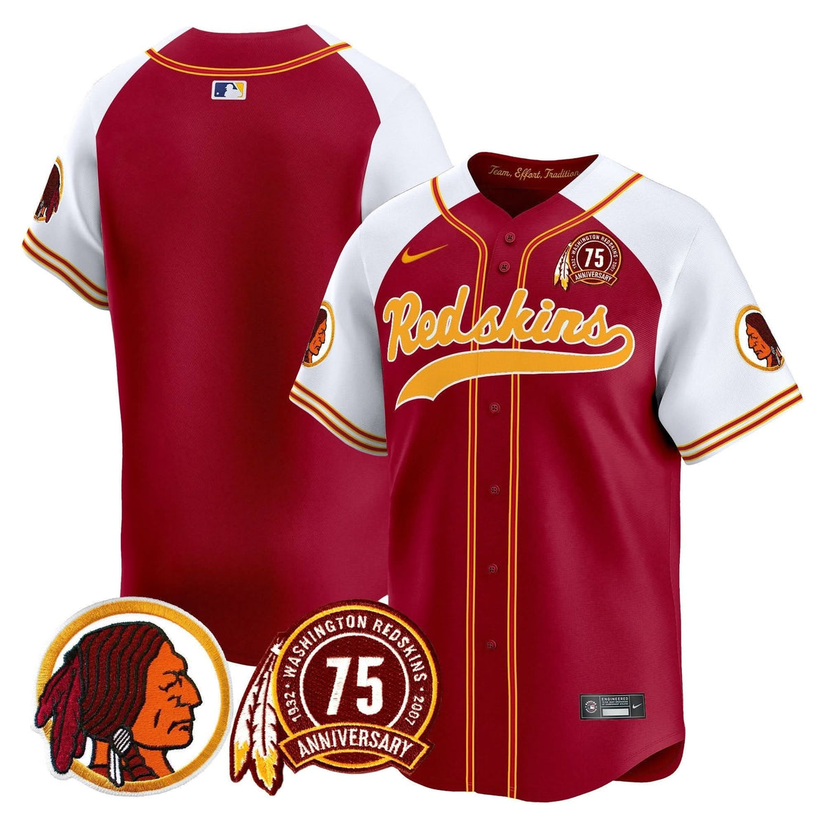 WR 75th Patch Throwback Vapor Premier Limited Jersey