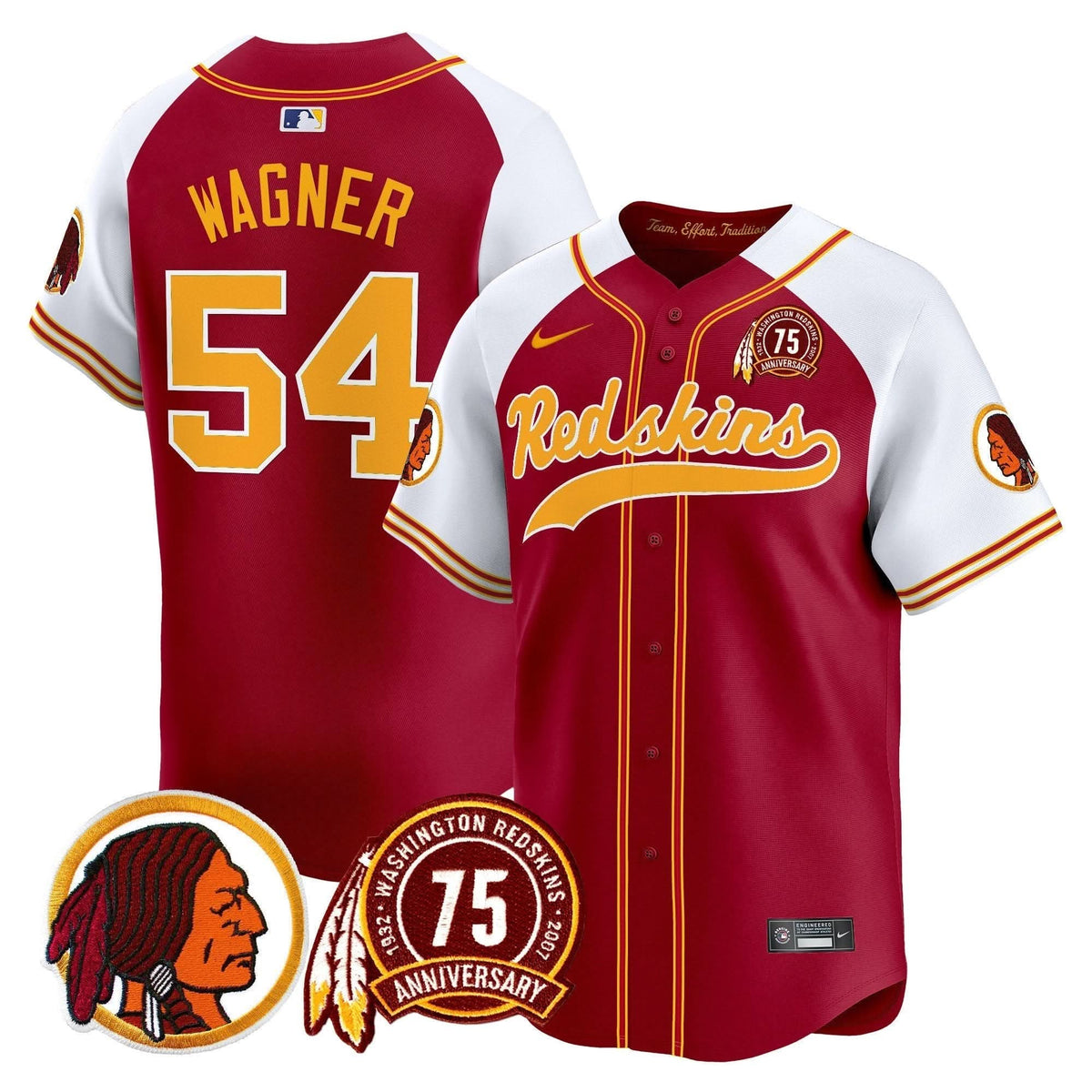WR 75th Patch Throwback Vapor Premier Limited Jersey