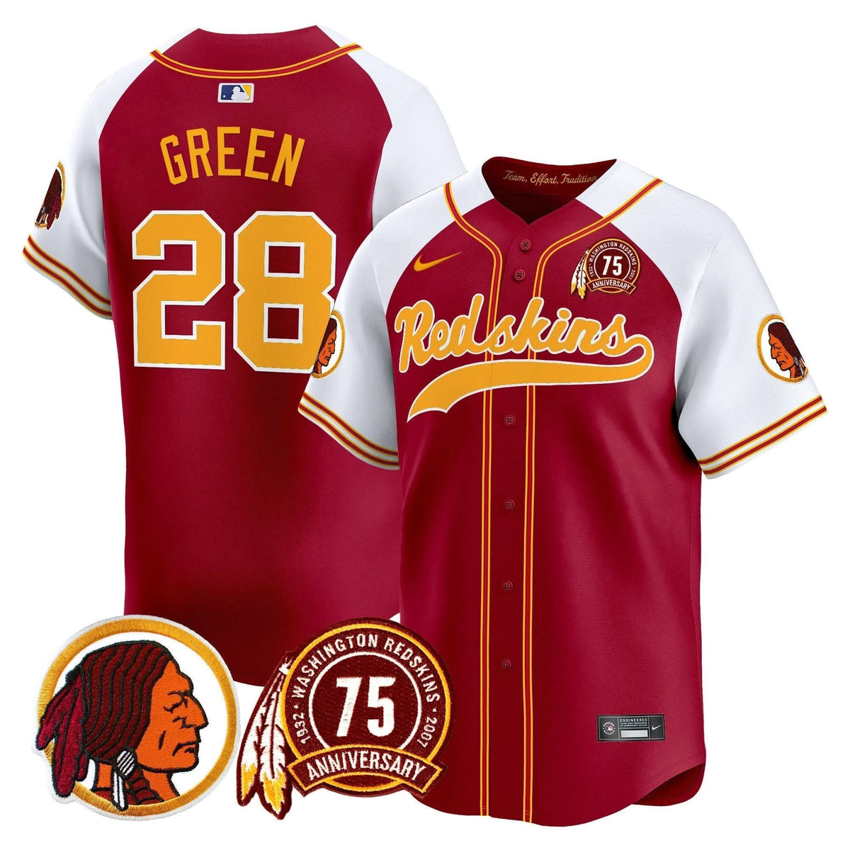 WR 75th Patch Throwback Vapor Premier Limited Jersey