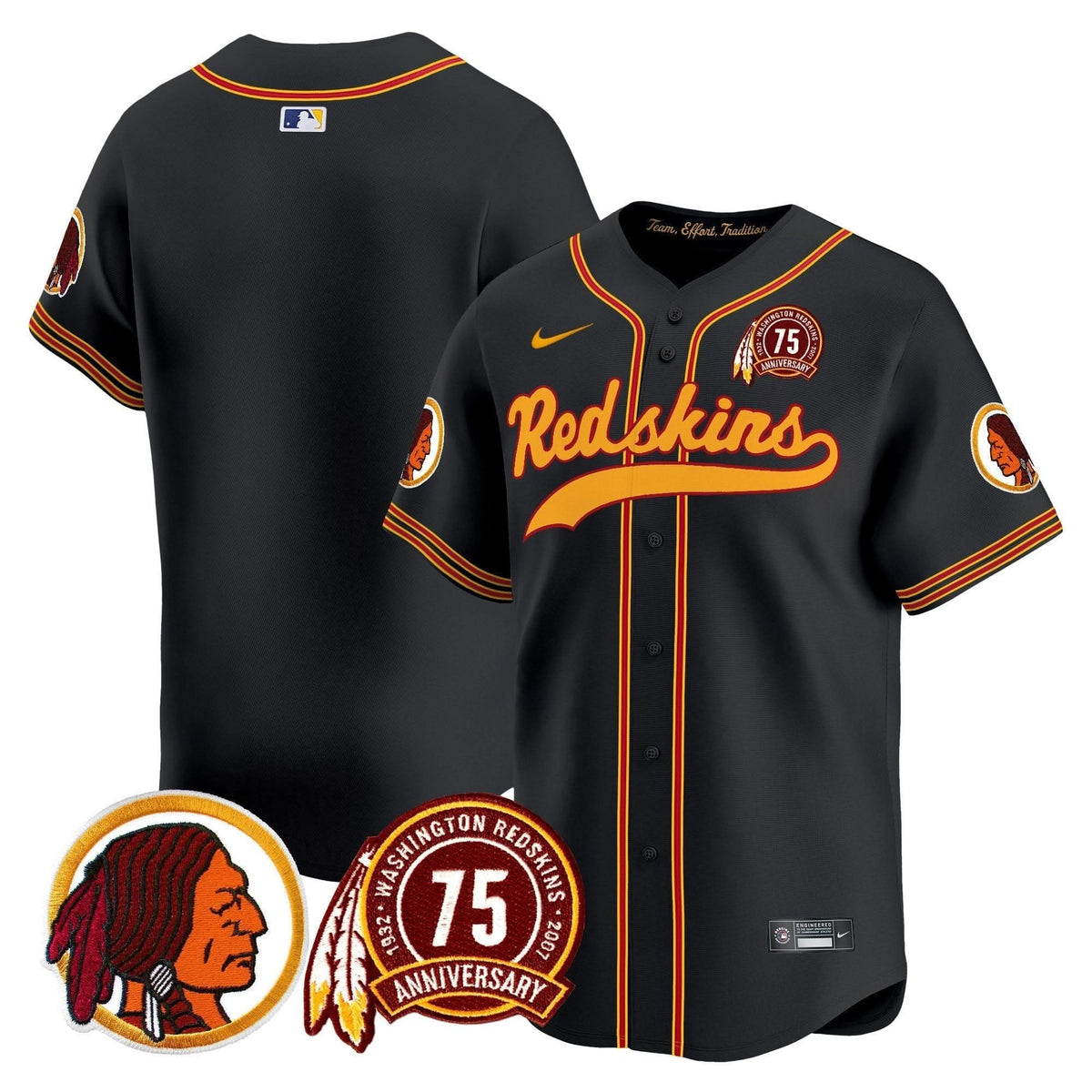 WR 75th Patch Throwback Vapor Premier Limited Jersey