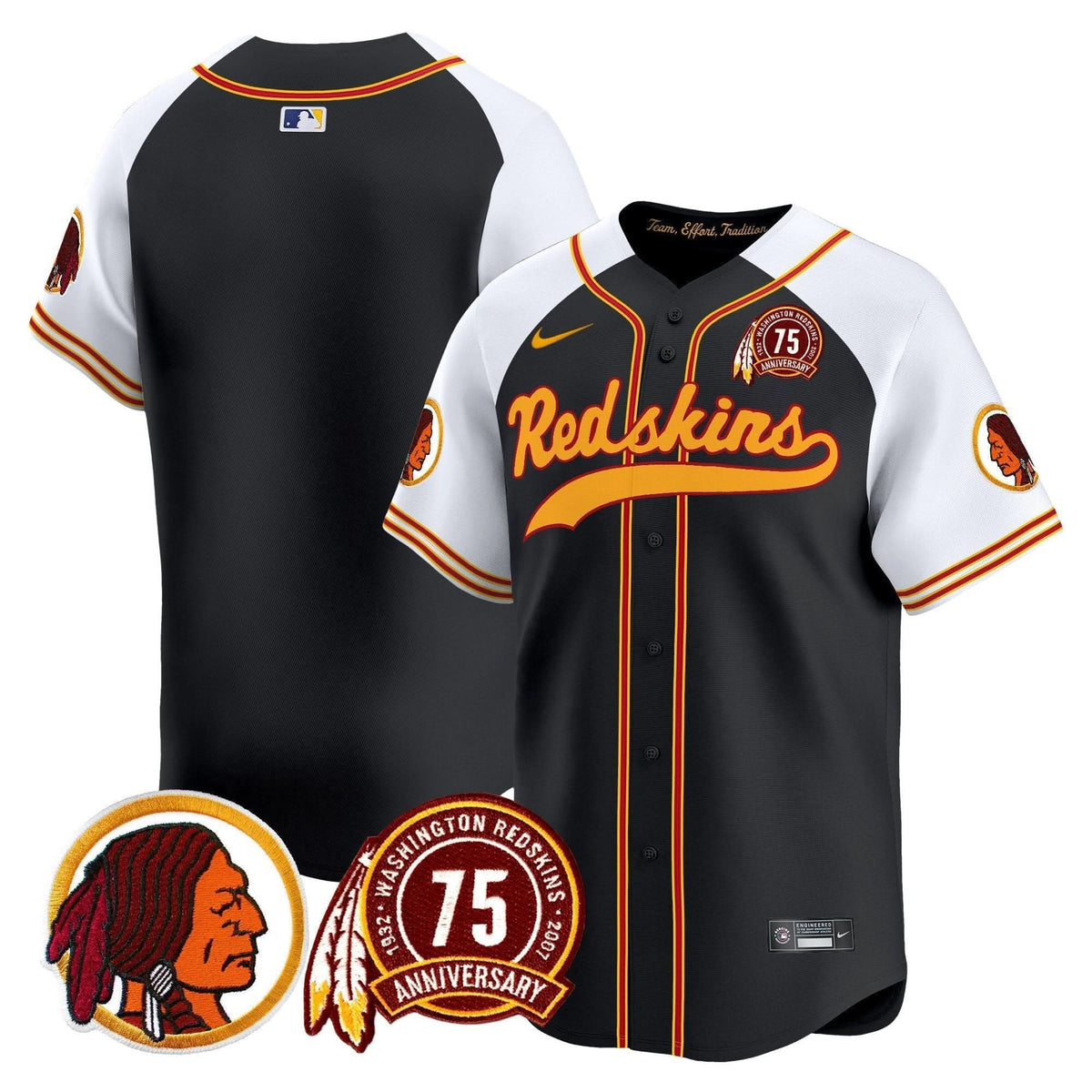 WR 75th Patch Throwback Vapor Premier Limited Jersey