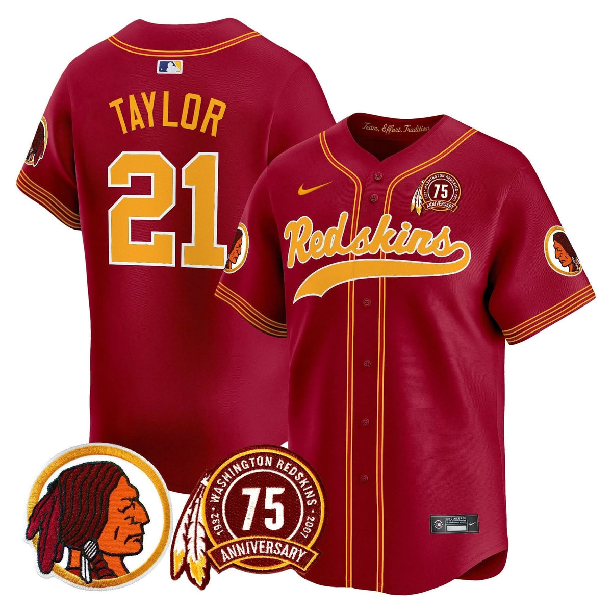 WR 75th Patch Throwback Vapor Premier Limited Jersey