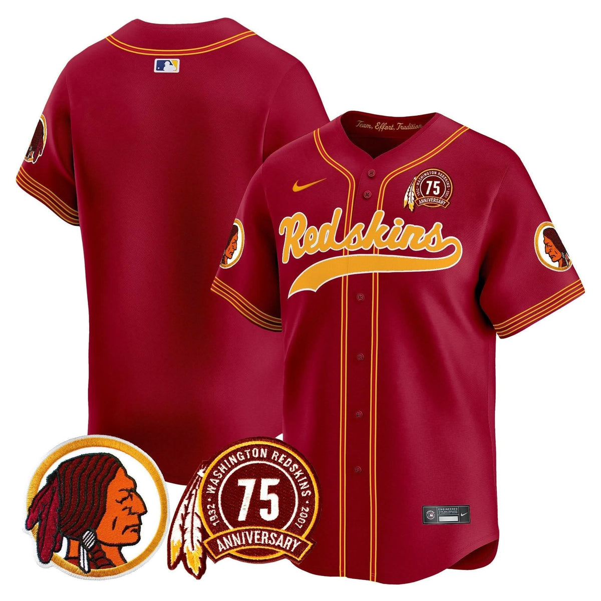 WR 75th Patch Throwback Vapor Premier Limited Jersey