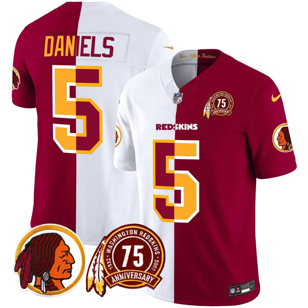 WR 75th Patch Throwback Vapor Limited Jersey