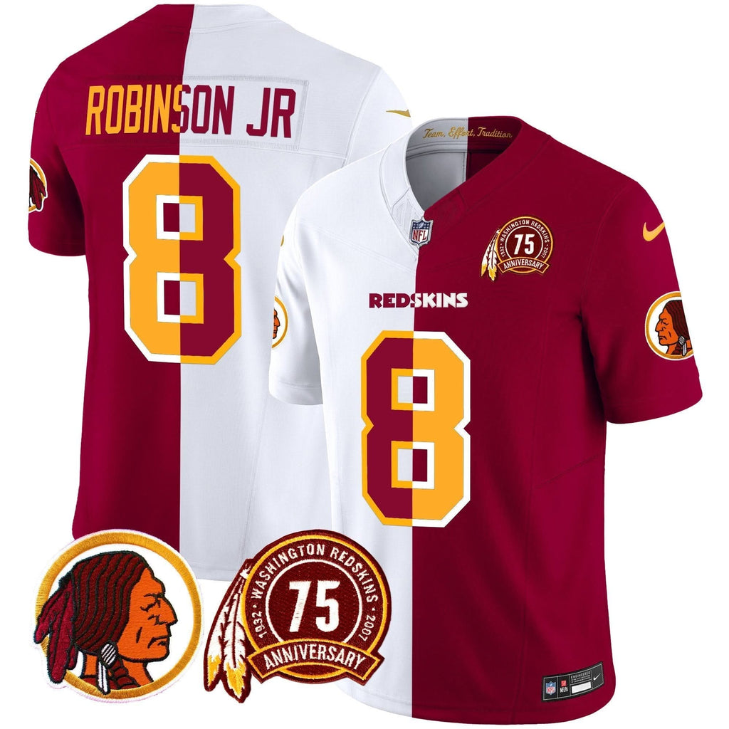 WR 75th Patch Throwback Vapor Limited Jersey