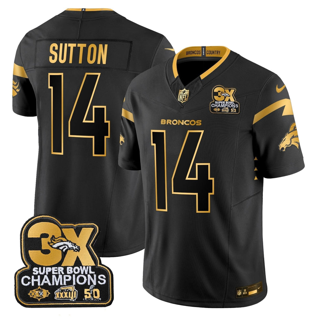 DB 3-Time Champions Patch Gold Vapor Limited Jersey