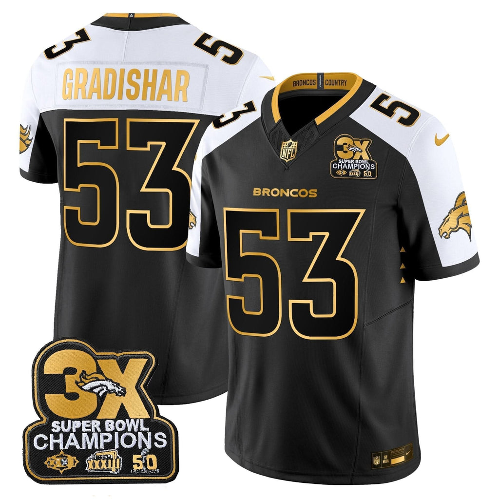 DB 3-Time Champions Patch Gold Vapor Limited Jersey