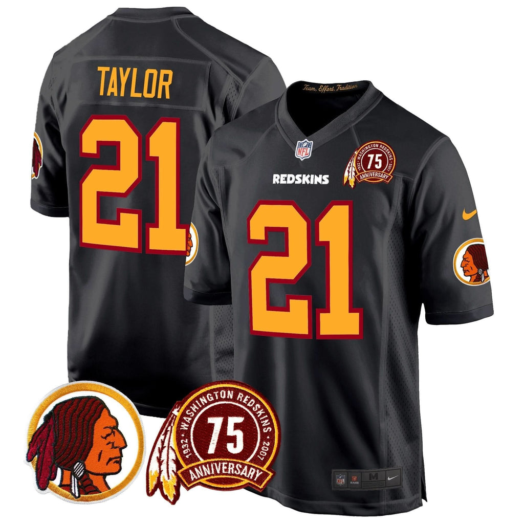 WR 75th Patch Throwback Game Jersey