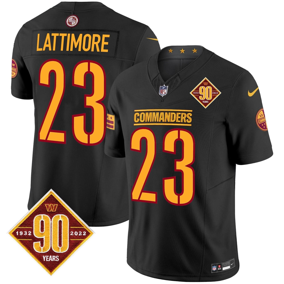 WC 90th Anniversary Patch Vapor Limited Jersey